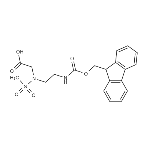 2-(N-(2-((((9H-Fluoren-9-yl)methoxy)carbonyl)amino)ethyl)methylsulfonamido)acetic acid