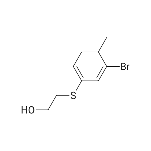 2-((3-Bromo-4-methylphenyl)thio)ethanol