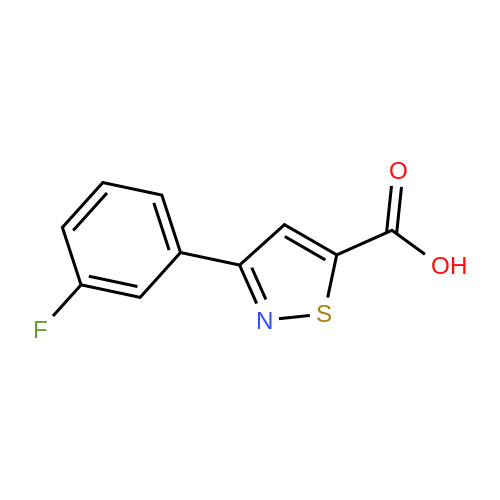 1338689-93-2  3-(3-Fluorophenyl)isothiazole-5-carboxylic acid