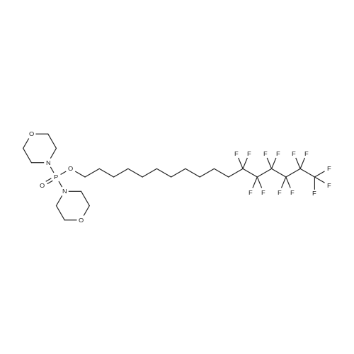 134051-91-5 12,12,13,13,14,14,15,15,16,16,17,17,17-Tridecafluoroheptadecyl dimorpholinophosphinate