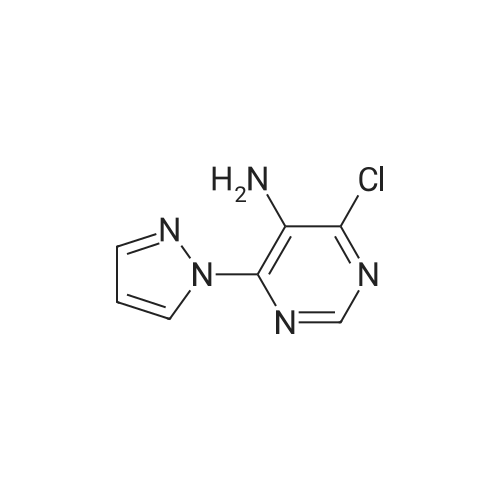 4-Chloro-6-(1H-pyrazol-1-yl)pyrimidin-5-amine