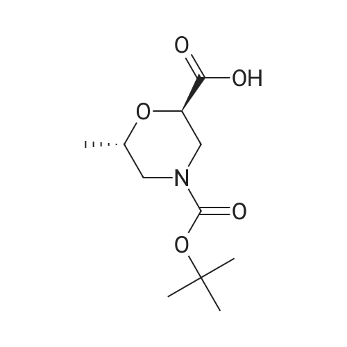 1346410-78-3 (2R,6S)-4-(tert-Butoxycarbonyl)-6-methylmorpholine-2-carboxylic acid