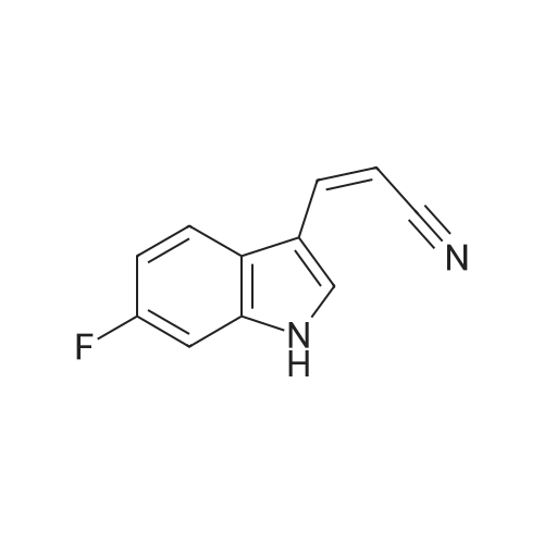 (Z)-3-(6-Fluoro-1H-indol-3-yl)acrylonitrile