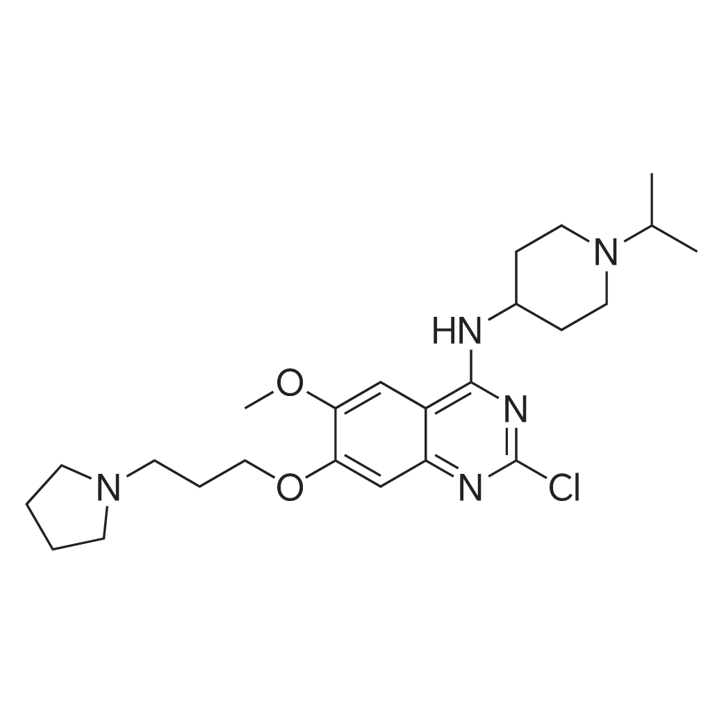 2-Chloro-N-(1-isopropylpiperidin-4-yl)-6-methoxy-7-(3-(pyrrolidin-1-yl)propoxy)quinazolin-4-amine