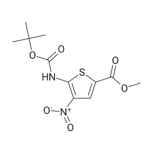 Methyl 5-((tert-butoxycarbonyl)amino)-4-nitrothiophene-2-carboxylate