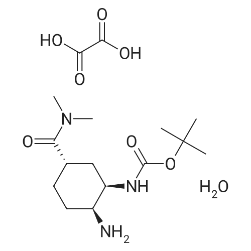 tert-Butyl ((1R,2S,5S)-2-amino-5-(dimethylcarbamoyl)cyclohexyl)carbamate oxalate hydrate