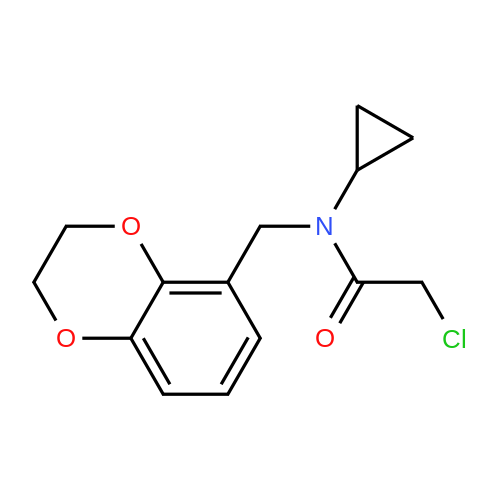 1353983-71-7  2-Chloro-N-cyclopropyl-N-((2,3-dihydrobenzo[b][1,4]dioxin-5-yl)methyl)acetamide