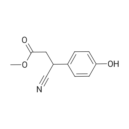 Methyl 3-Cyano-3-(4-hydroxyphenyl)propanoate