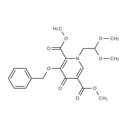 Dimethyl 3-(benzyloxy)-1-(2,2-dimethoxyethyl)-4-oxo-1,4-dihydropyridine-2,5-dicarboxylate