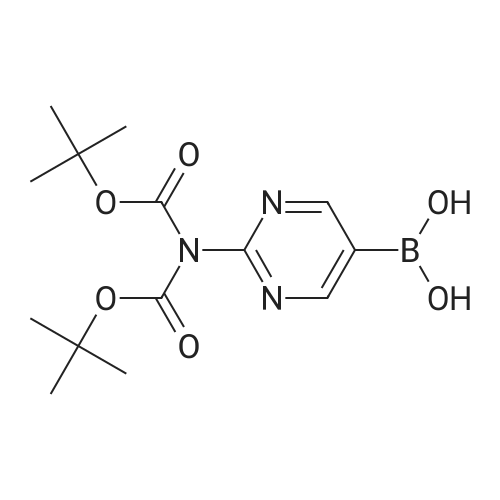 2-(5-Borono-2-pyrimidinyl)imidodicarbonic acid 1,3-bis(tert-butyl) ester