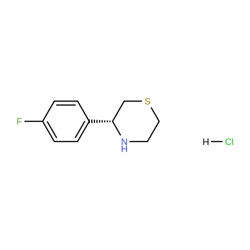 1363408-52-9  (R)-3-(4-Fluorophenyl)thiomorpholine hydrochloride