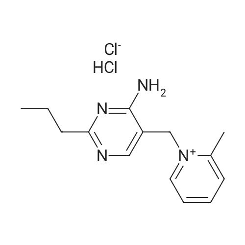 1-((4-Amino-2-propylpyrimidin-5-yl)methyl)-2-methylpyridin-1-ium chloride hydrochloride