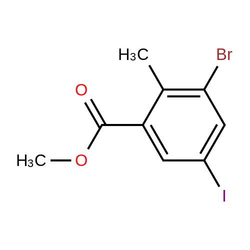 Methyl 3-bromo-5-iodo-2-methylbenzoate
