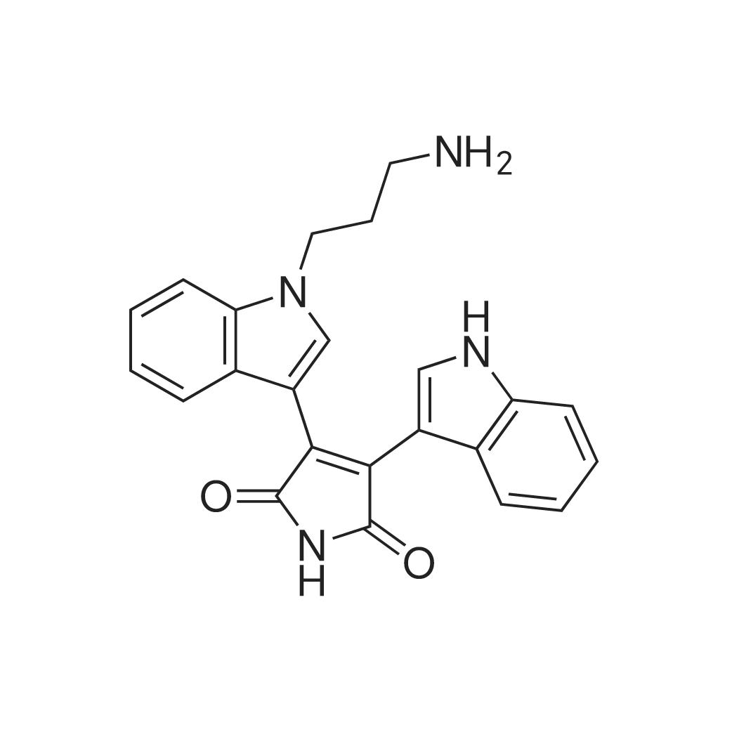 3-(1-(3-Aminopropyl)-1H-indol-3-yl)-4-(1H-indol-3-yl)-1H-pyrrole-2,5-dione