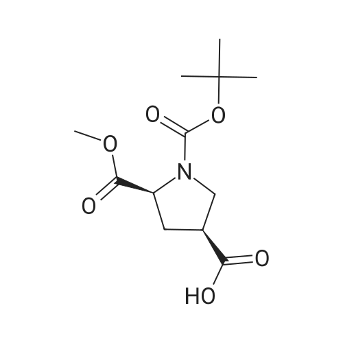 (3S,5S)-1-(tert-Butoxycarbonyl)-5-(methoxycarbonyl)pyrrolidine-3-carboxylic acid