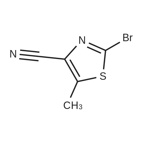 2-Bromo-5-methylthiazole-4-carbonitrile