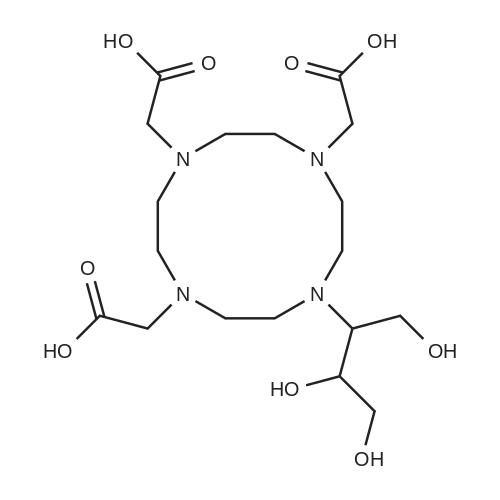 2,2',2''-(10-(1,3,4-Trihydroxybutan-2-yl)-1,4,7,10-tetraazacyclododecane-1,4,7-triyl)triacetic acid