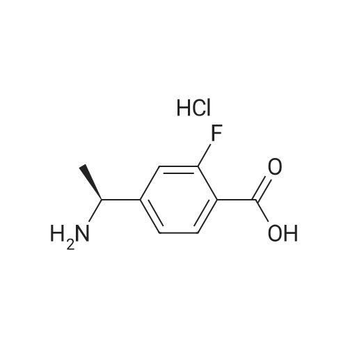 (S)-4-(1-Aminoethyl)-2-fluorobenzoic acid hydrochloride