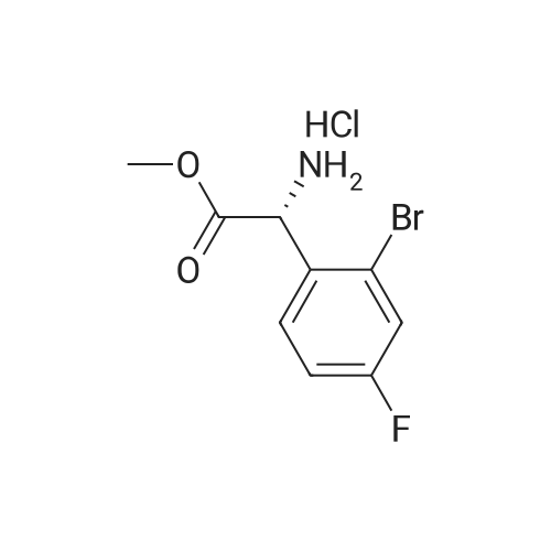 Methyl (R)-2-amino-2-(2-bromo-4-fluorophenyl)acetate hcl