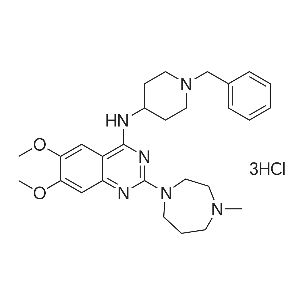 N-(1-Benzylpiperidin-4-yl)-6,7-dimethoxy-2-(4-methyl-1,4-diazepan-1-yl)quinazolin-4-amine trihydroch