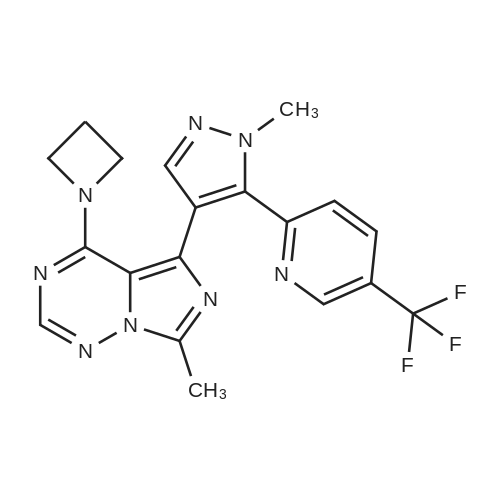4-(Azetidin-1-yl)-7-methyl-5-(1-methyl-5-(5-(trifluoromethyl)pyridin-2-yl)-1H-pyrazol-4-yl)imidazo[5