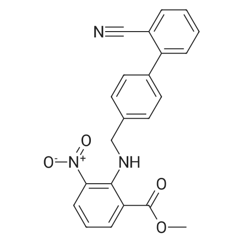139481-28-0|Methyl 2-(((2'-cyano-[1,1'-biphenyl]-4-yl)methyl)amino)-3-nitrobenzoate