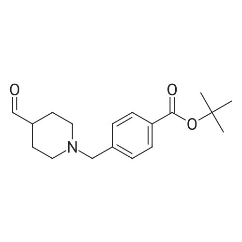 tert-Butyl 4-((4-formylpiperidin-1-yl)methyl)benzoate
