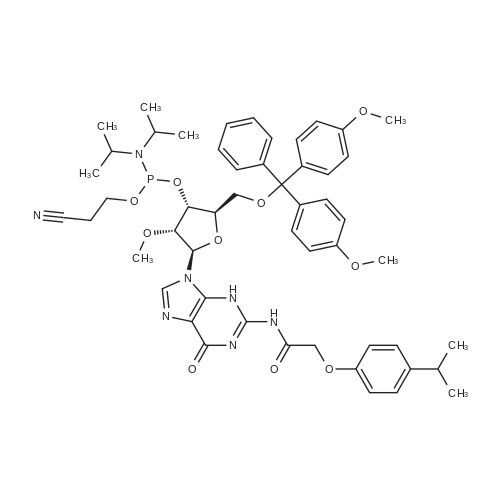(2R,3R,4R,5R)-2-((Bis(4-methoxyphenyl)(phenyl)methoxy)methyl)-5-(2-(2-(4-isopropylphenoxy)acetamido)