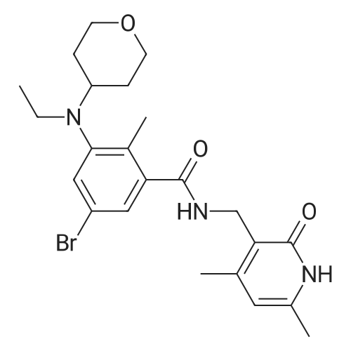 5-Bromo-N-((4,6-dimethyl-2-oxo-1,2-dihydropyridin-3-yl)methyl)-3-(ethyl(tetrahydro-2H-pyran-4-yl)ami