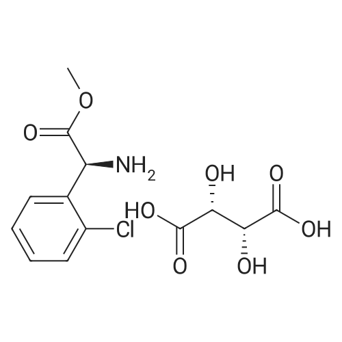 Methyl (S)-2-amino-2-(2-chlorophenyl)acetate (2R,3R)-2,3-dihydroxysuccinate