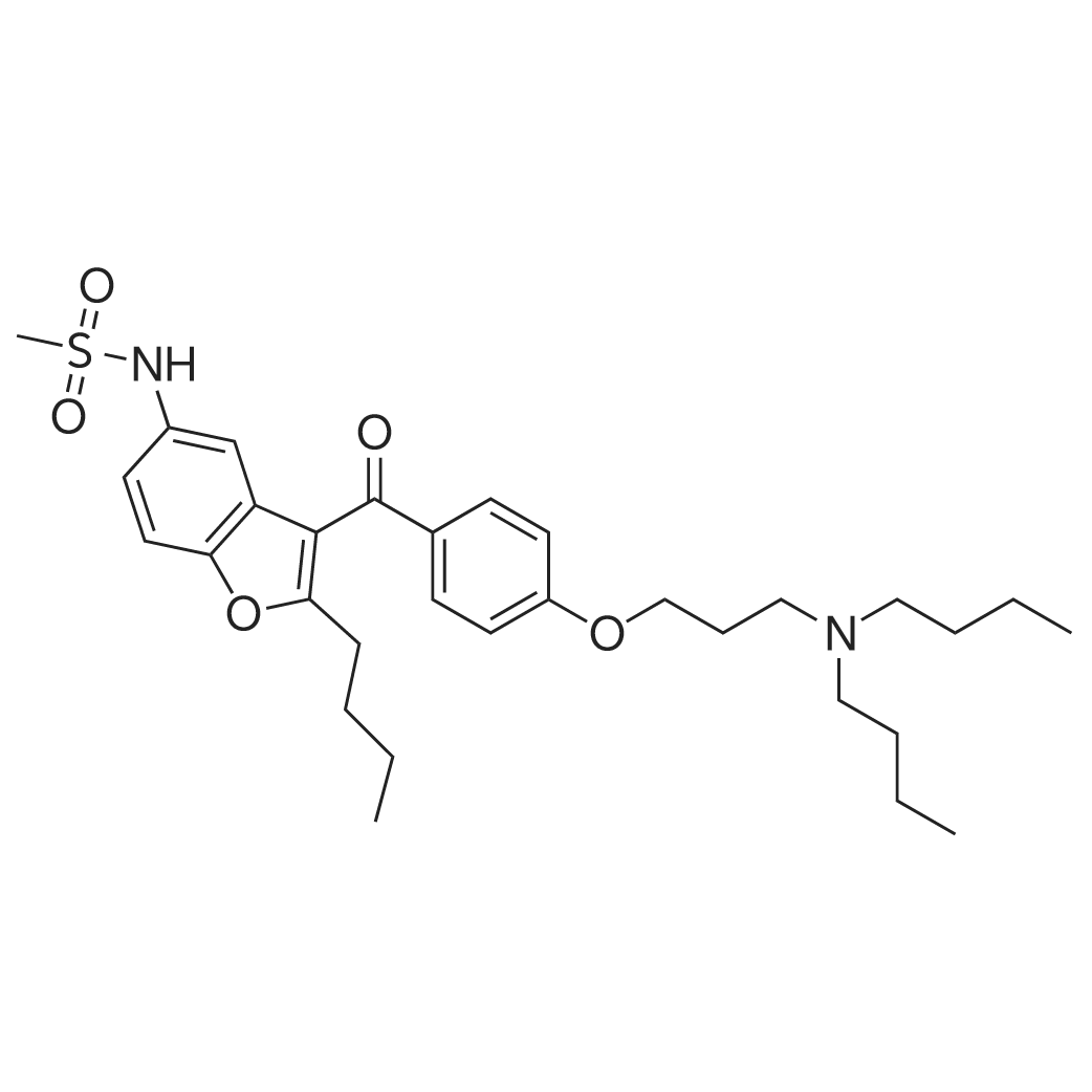 N-(2-Butyl-3-(4-(3-(dibutylamino)propoxy)benzoyl)benzofuran-5-yl)methanesulfonamide