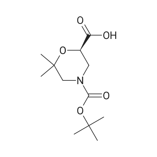 1416445-02-7 (R)-4-(tert-Butoxycarbonyl)-6,6-dimethylmorpholine-2-carboxylic acid