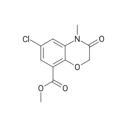 Methyl 6-chloro-4-methyl-3-oxo-3,4-dihydro-2H-benzo[b][1,4]oxazine-8-carboxylate
