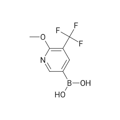 [6-Methoxy-5-(trifluoromethyl)pyridin-3-yl]boronic acid