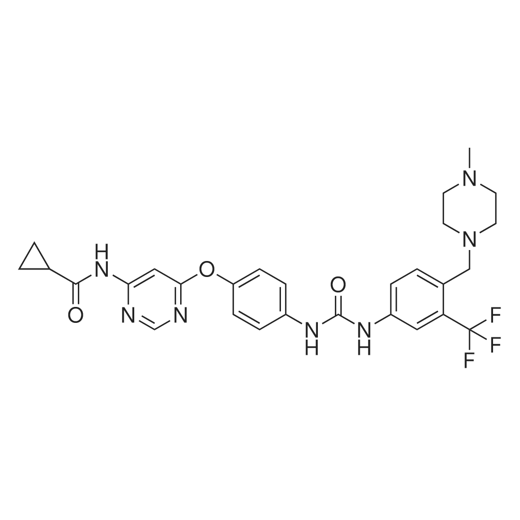 N-(6-(4-(3-(4-((4-Methylpiperazin-1-yl)methyl)-3-(trifluoromethyl)phenyl)ureido)phenoxy)pyrimidin-4-