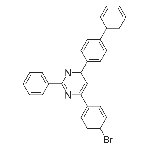 4-([1,1'-Biphenyl]-4-yl)-6-(4-bromophenyl)-2-phenylpyrimidine