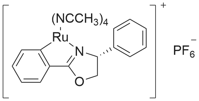 Ruthenium-tetrakis(acetonitrile)[2-[(4R)-4,5-dihydro-4-phenyl-2-oxazolyl-κN3]phenyl-κC]-hexafluoroph