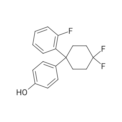 4-(4,4-Difluoro-1-(2-fluorophenyl)cyclohexyl)phenol