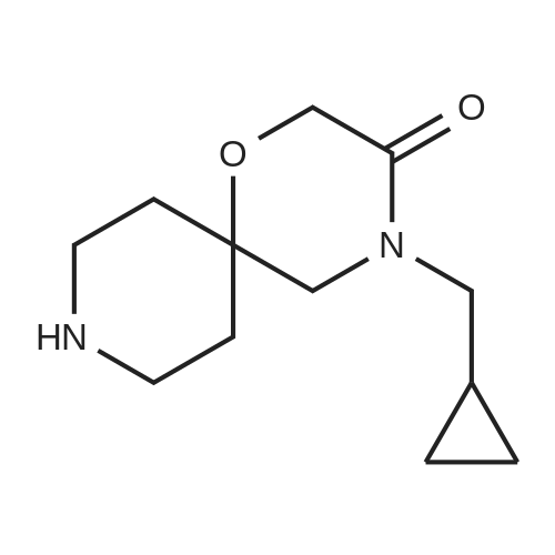 4-(Cyclopropylmethyl)-1-oxa-4,9-diazaspiro[5.5]undecan-3-one
