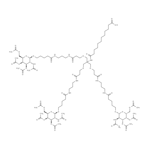 1-(((2R,3R,4R,5R,6R)-3-Acetamido-4,5-diacetoxy-6-(acetoxymethyl)tetrahydro-2H-pyran-2-yl)oxy)-16,16-