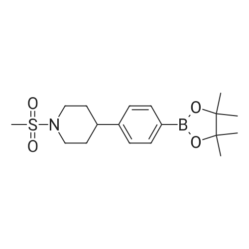 1-(Methylsulfonyl)-4-(4-(4,4,5,5-tetramethyl-1,3,2-dioxaborolan-2-yl)phenyl)piperidine