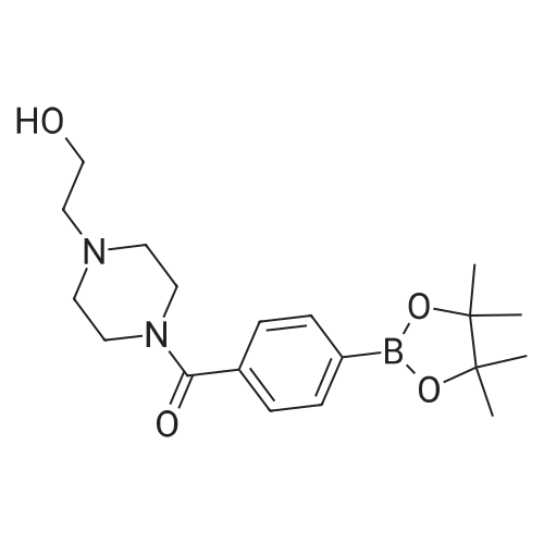 1432742-20-5 (4-(2-Hydroxyethyl)piperazin-1-yl)(4-(4,4,5,5-tetramethyl-1,3,2-dioxaborolan-2-yl)pheny