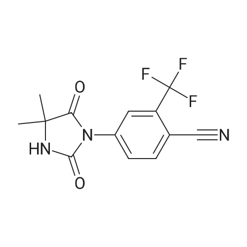 4-(4,4-Dimethyl-2,5-dioxoimidazolidin-1-yl)-2-trifluoromethylbenzonitrile