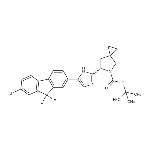 (S)-tert-Butyl 6-(5-(7-bromo-9,9-difluoro-9H-fluoren-2-yl)-1H-imidazol-2-yl)-5-azaspiro[2.4]heptane-