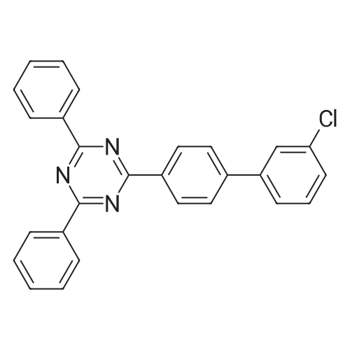 2-(3'-Chloro-[1,1'-biphenyl]-4-yl)-4,6-diphenyl-1,3,5-triazine