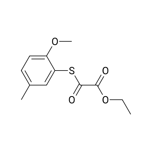 1443304-14-0 Ethyl 2-((2-methoxy-5-methylphenyl)thio)-2-oxoacetate