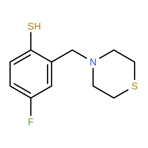 1443307-28-5  4-Fluoro-2-(thiomorpholinomethyl)benzenethiol