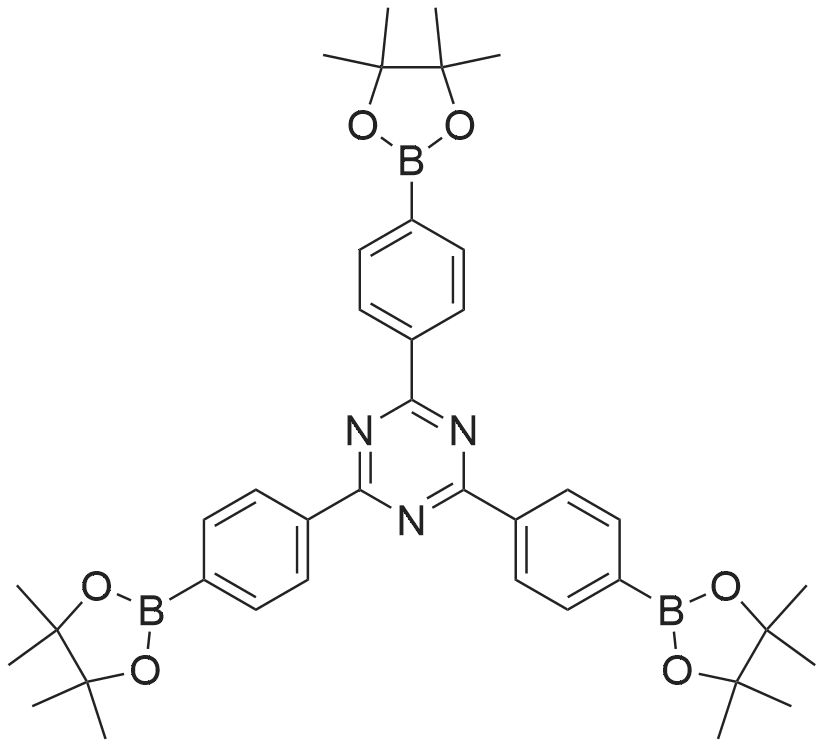 1447947-87-6 2,4,6-Tris(4-(4,4,5,5-tetramethyl-1,3,2-dioxaborolan-2-yl)phenyl)-1,3,5-triazine