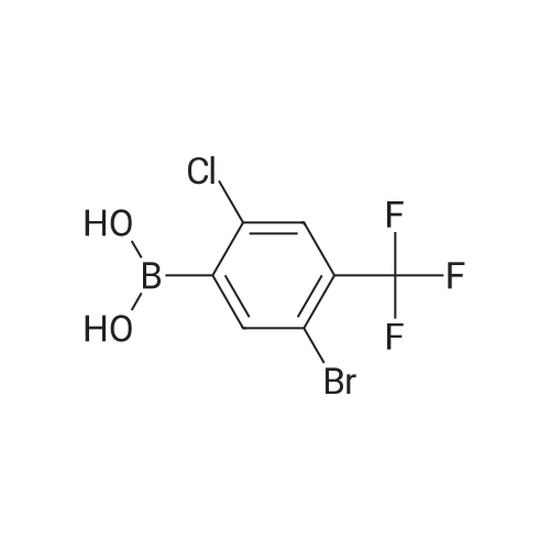(5-Bromo-2-chloro-4-(trifluoromethyl)phenyl)boronic acid