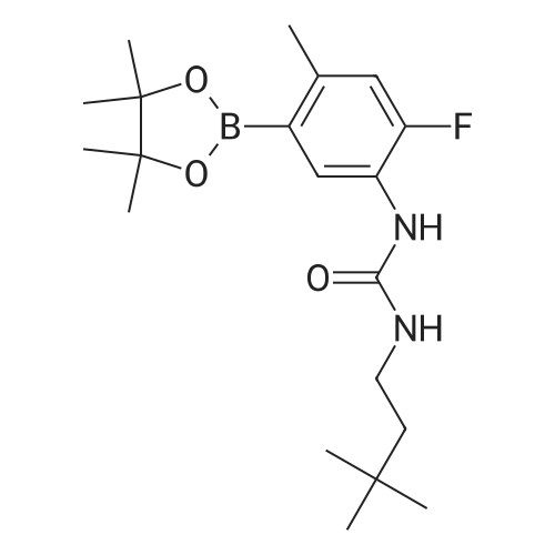 1-(3,3-Dimethylbutyl)-3-(2-fluoro-4-methyl-5-(4,4,5,5-tetramethyl-1,3,2-dioxaborolan-2-yl)phenyl)ure